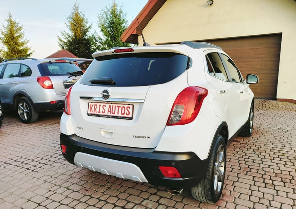 Opel Mokka cena 42900 przebieg: 192000, rok produkcji 2013 z Barwice małe 407